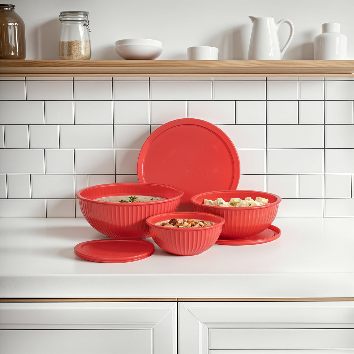 Genicook Rainbowl Glass Mixing Set (Set of 3)