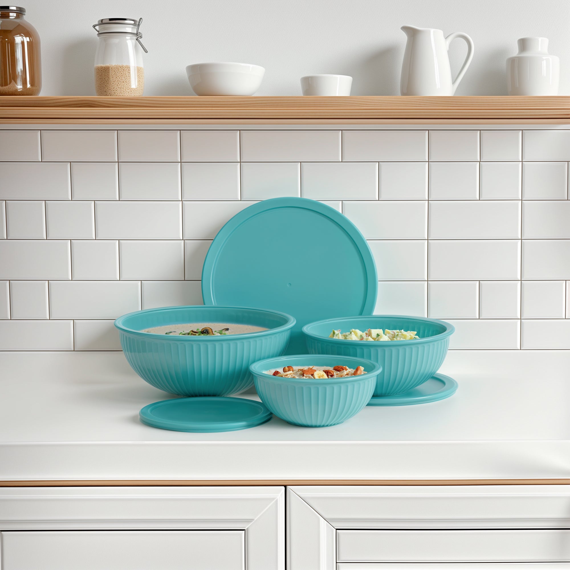 Genicook Rainbowl Glass Mixing Set (Set of 3)