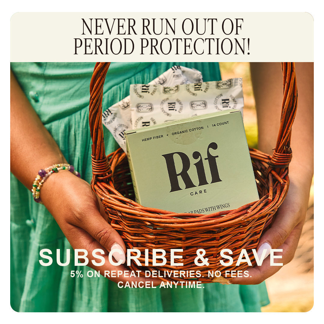 Rif Care Organic Pads with wings - Regular 3 pack Bundle