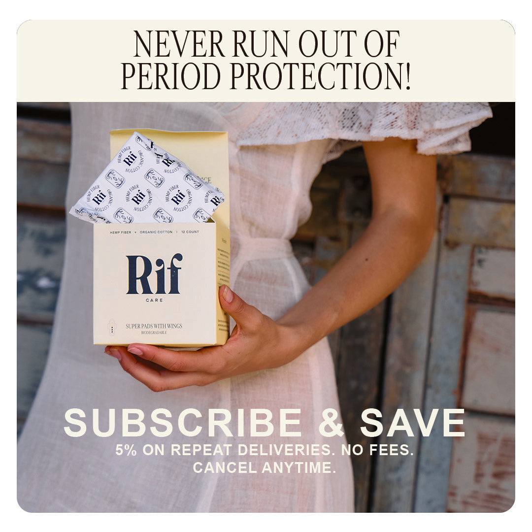 Rif Care Organic Pads with Wings Super Absorbency - 3-pack Bundle