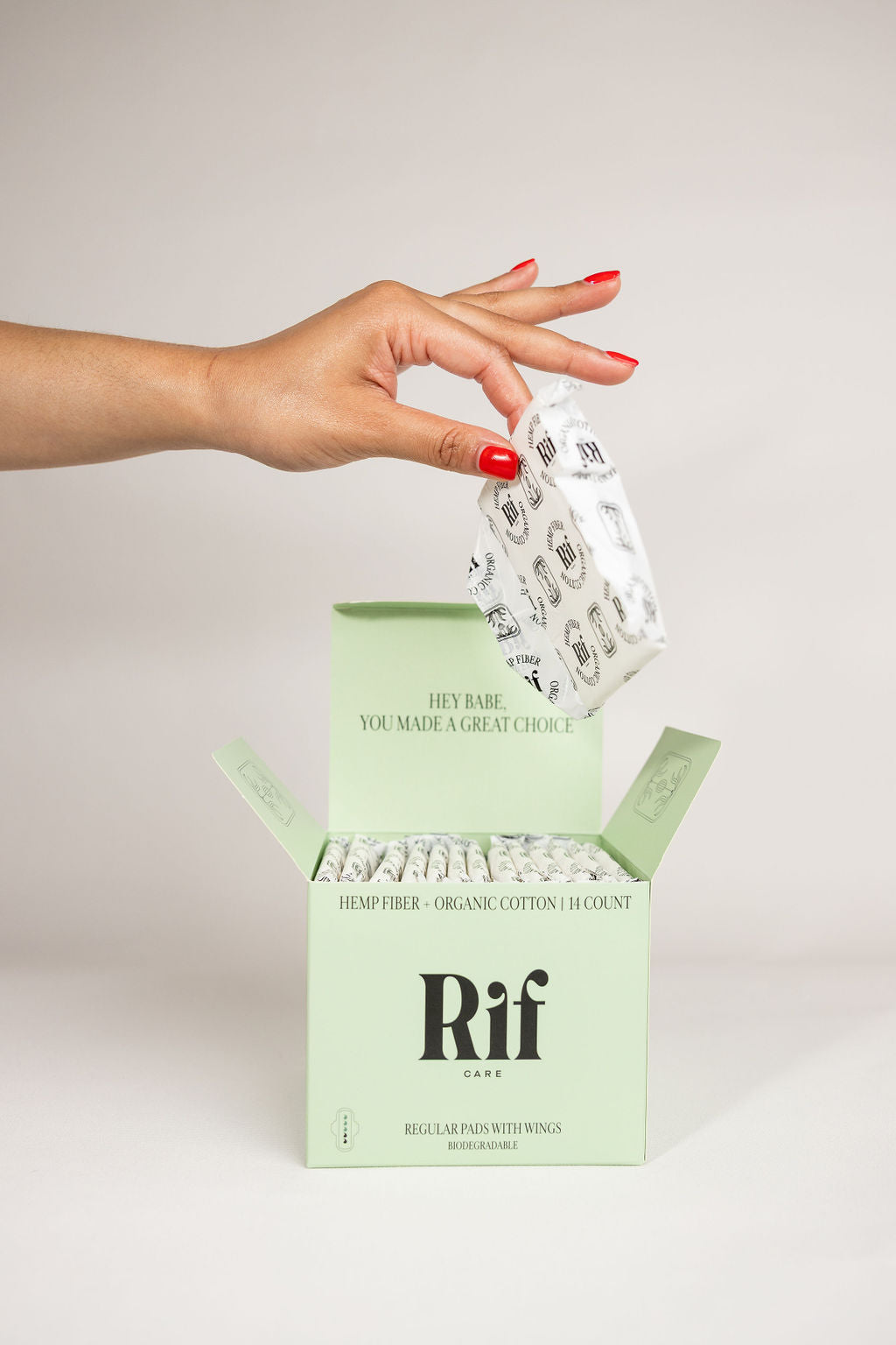 Rif Care Organic Pads with wings - Regular 3 pack Bundle