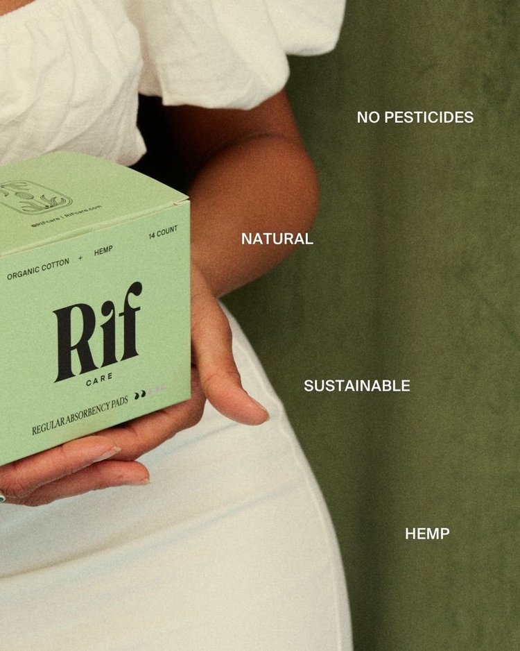Rif Care Organic Pads with wings - Regular 3 pack Bundle