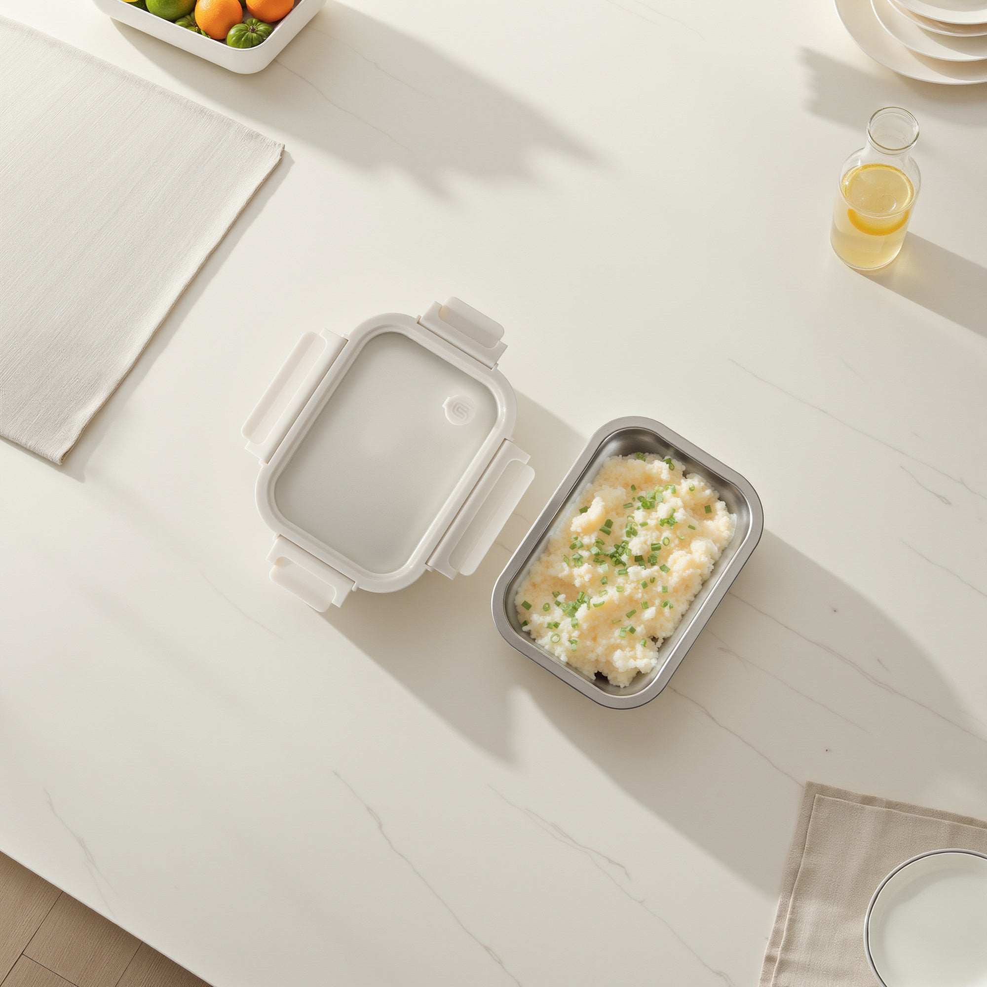 Genicook Rectangular Stainless Steel Containers