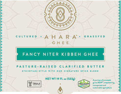 Ahara Rasa Grass-Fed Fancy Niter Kibeh Ghee