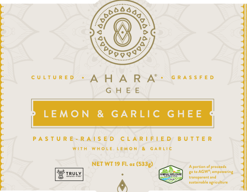 Ahara Rasa Grass-Fed Lemon & Garlic Ghee
