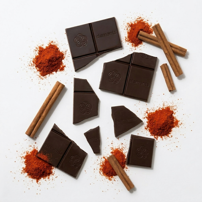 Elements Truffles Spicy Cayenne & Cinnamon