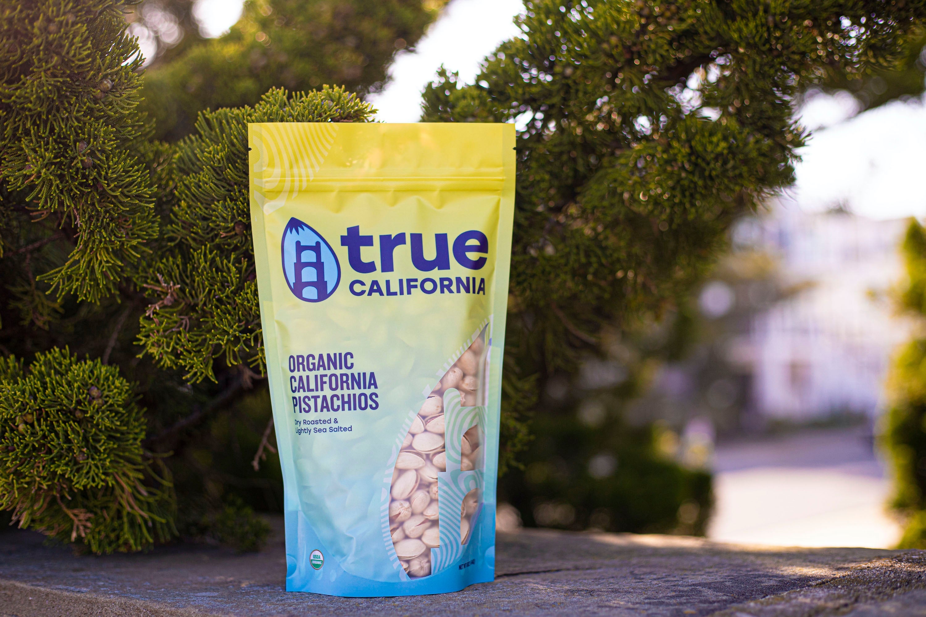 True California Organic Pistachios, Dry Roasted & Lightly Sea Salted