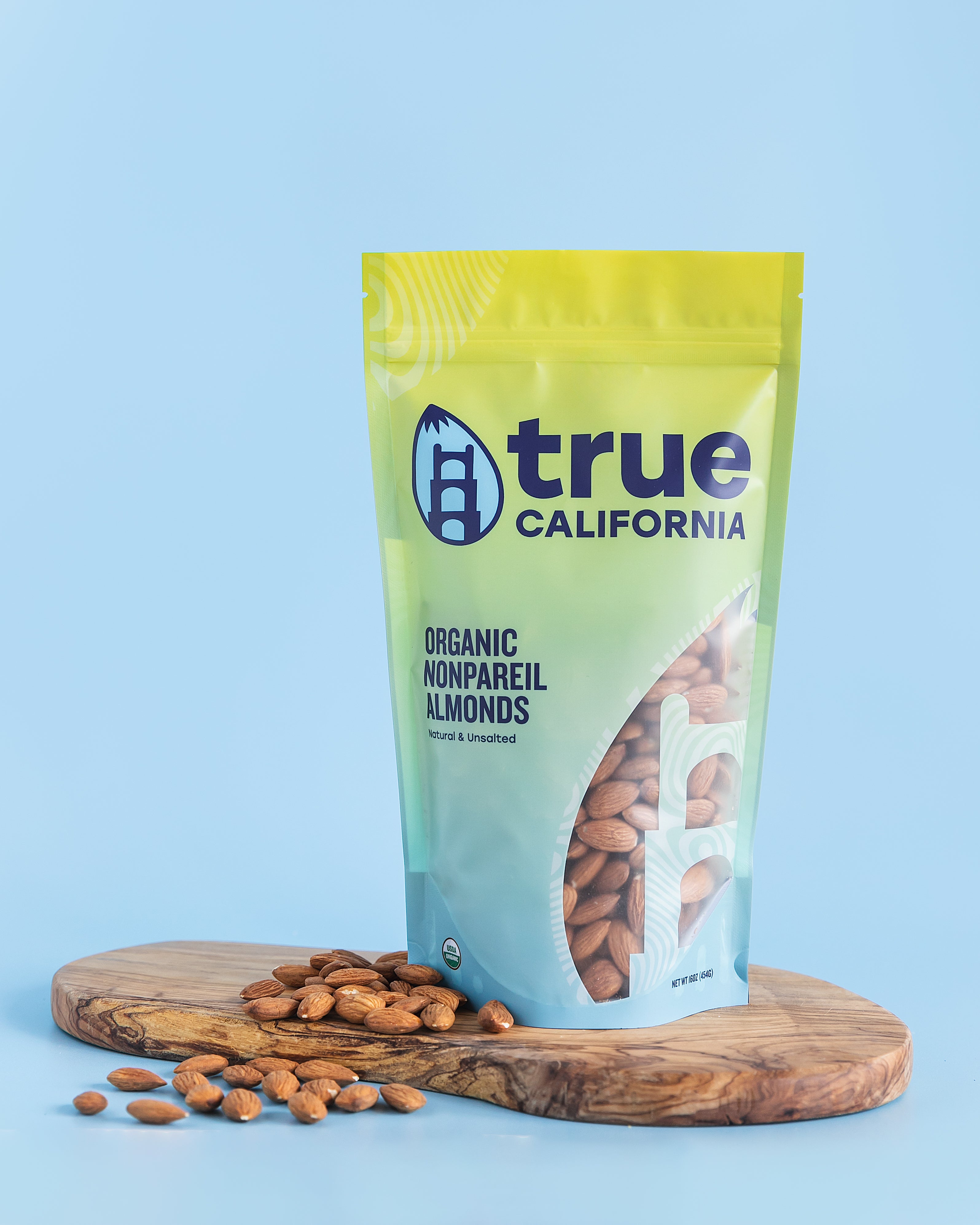 True California Organic Nonpareil Almonds