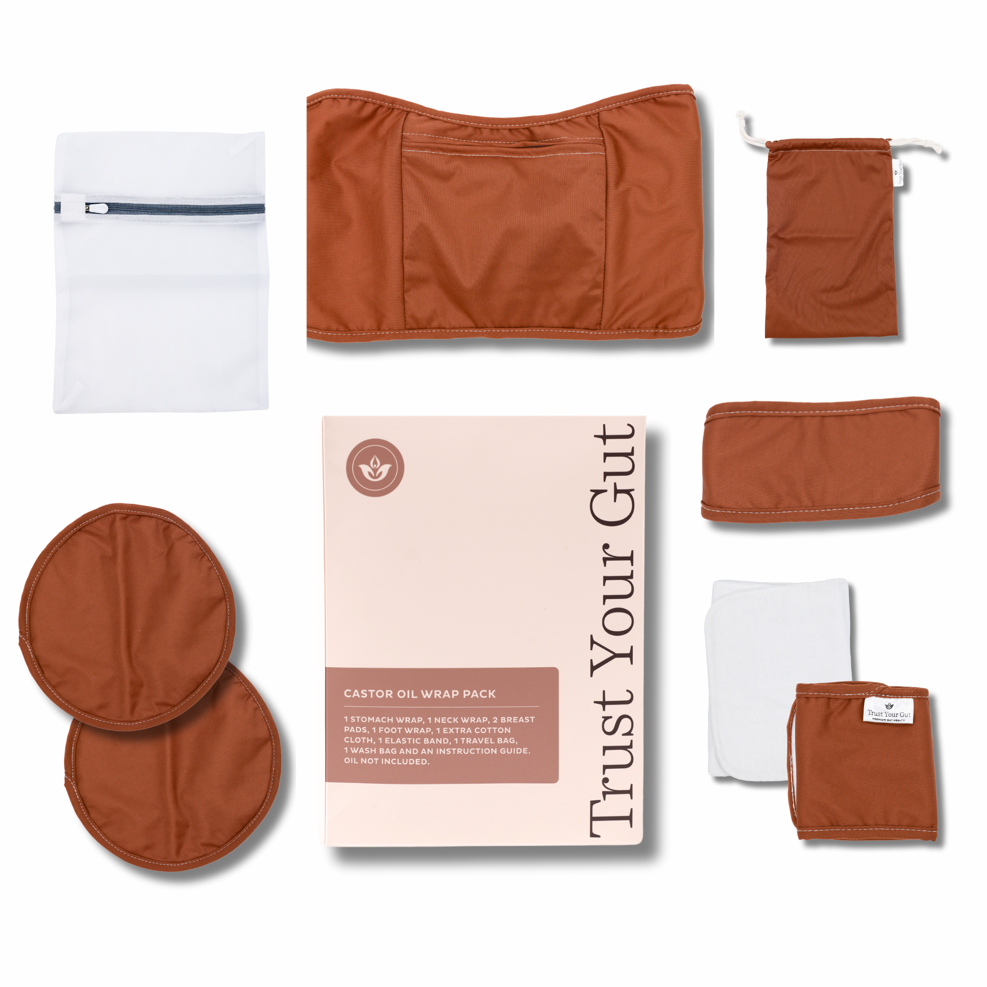 Trust Your Gut Castor Oil Wrap Pack