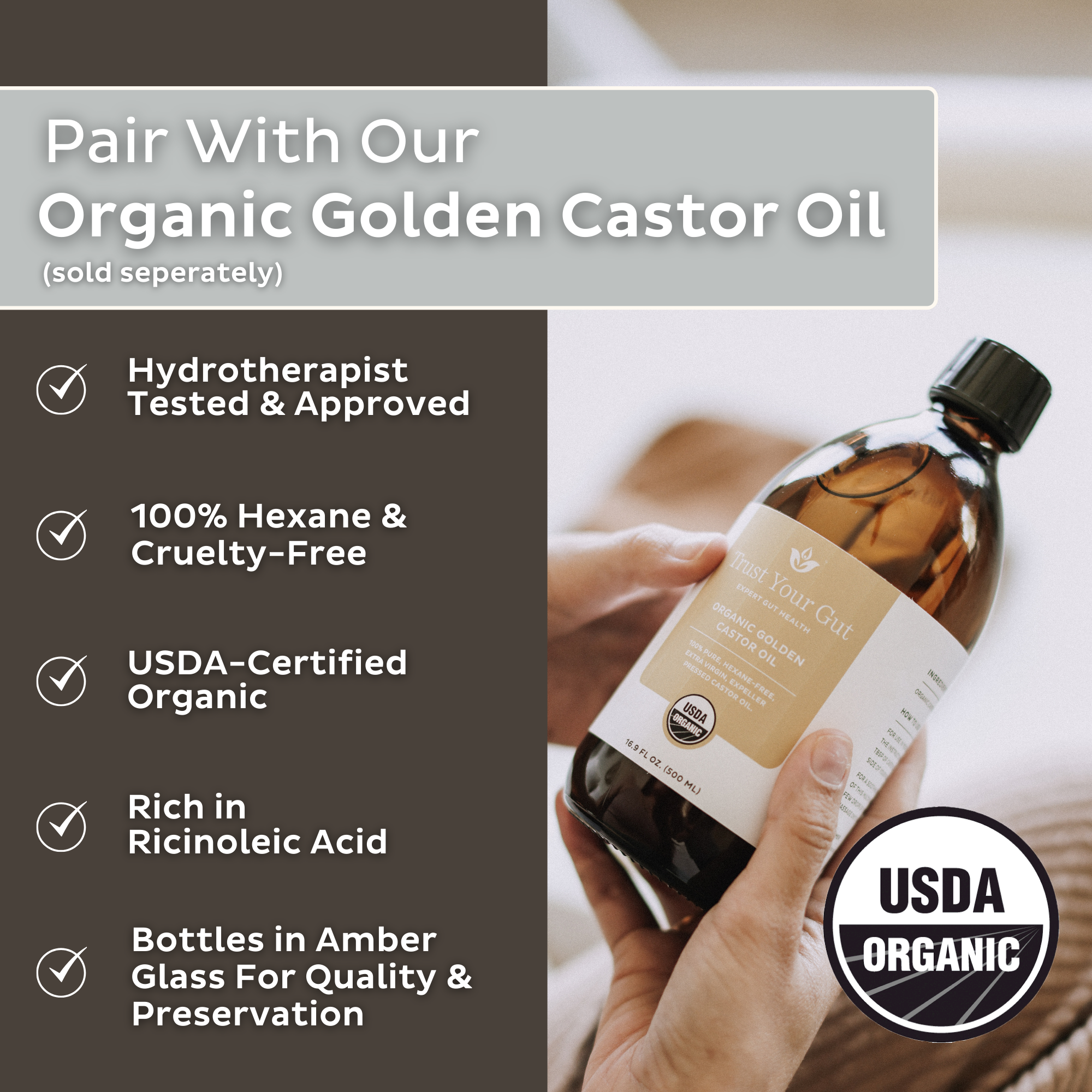 Trust Your Gut Castor Oil Wrap Pack