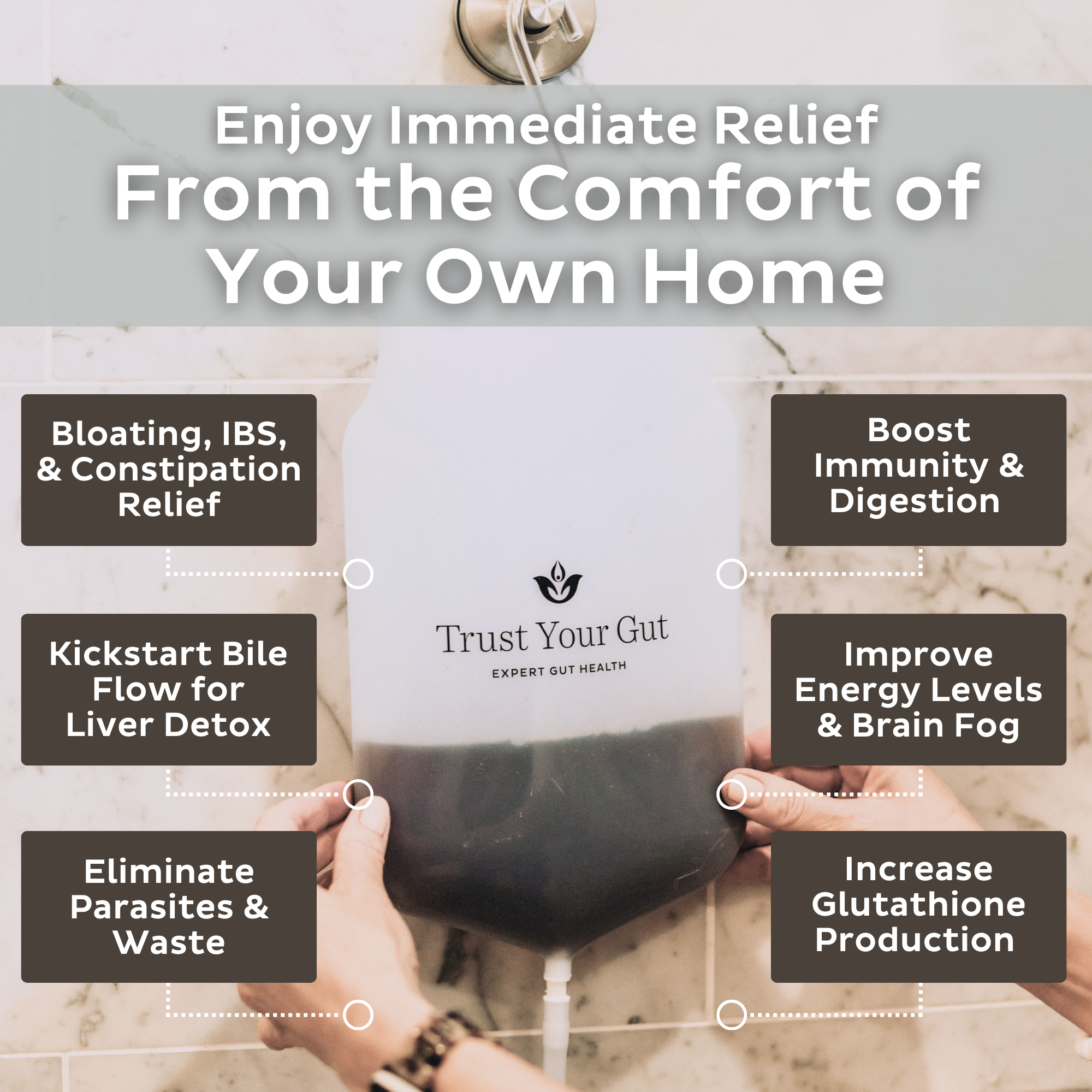 Trust your Gut Silicone Enema Kit