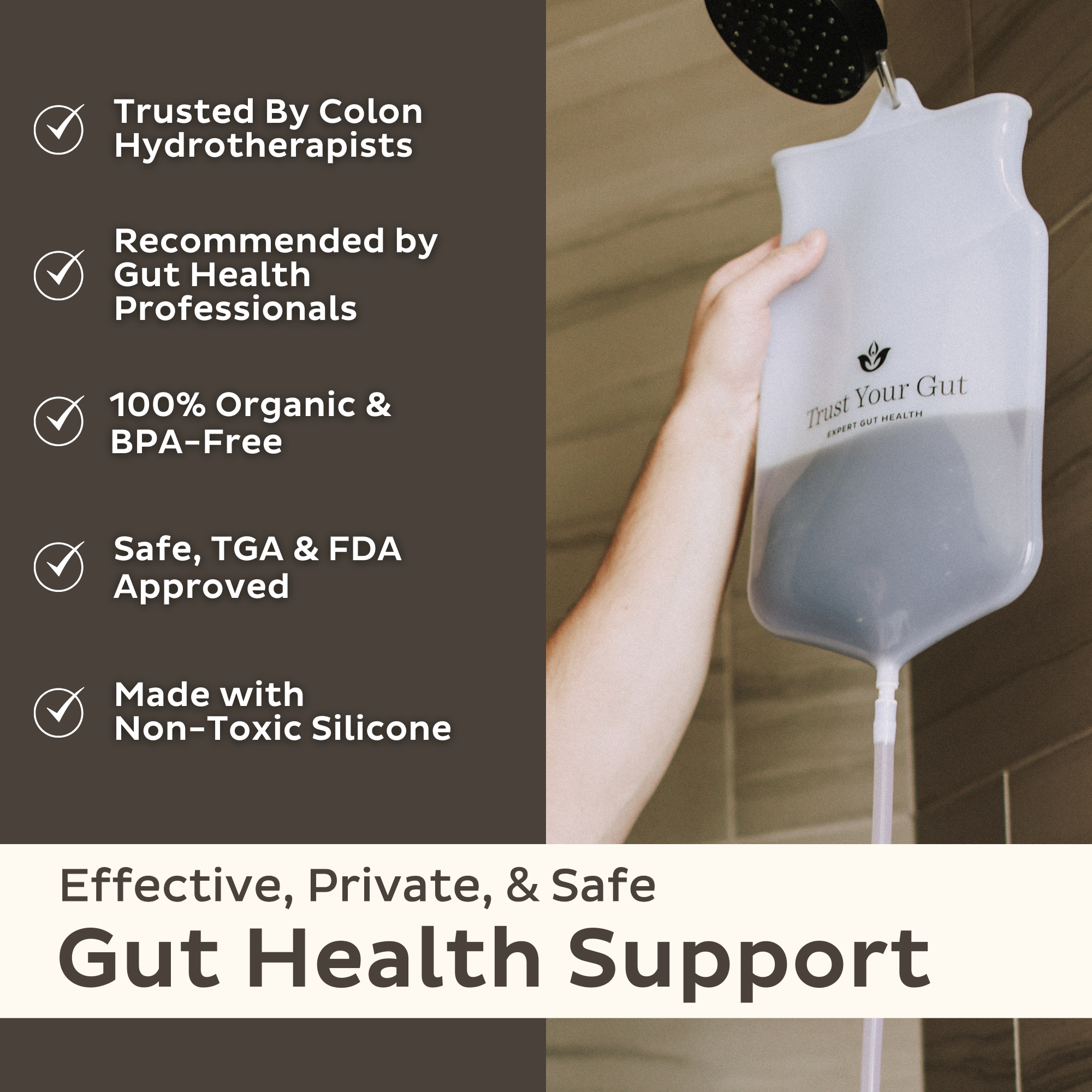 Trust your Gut Silicone Enema Kit