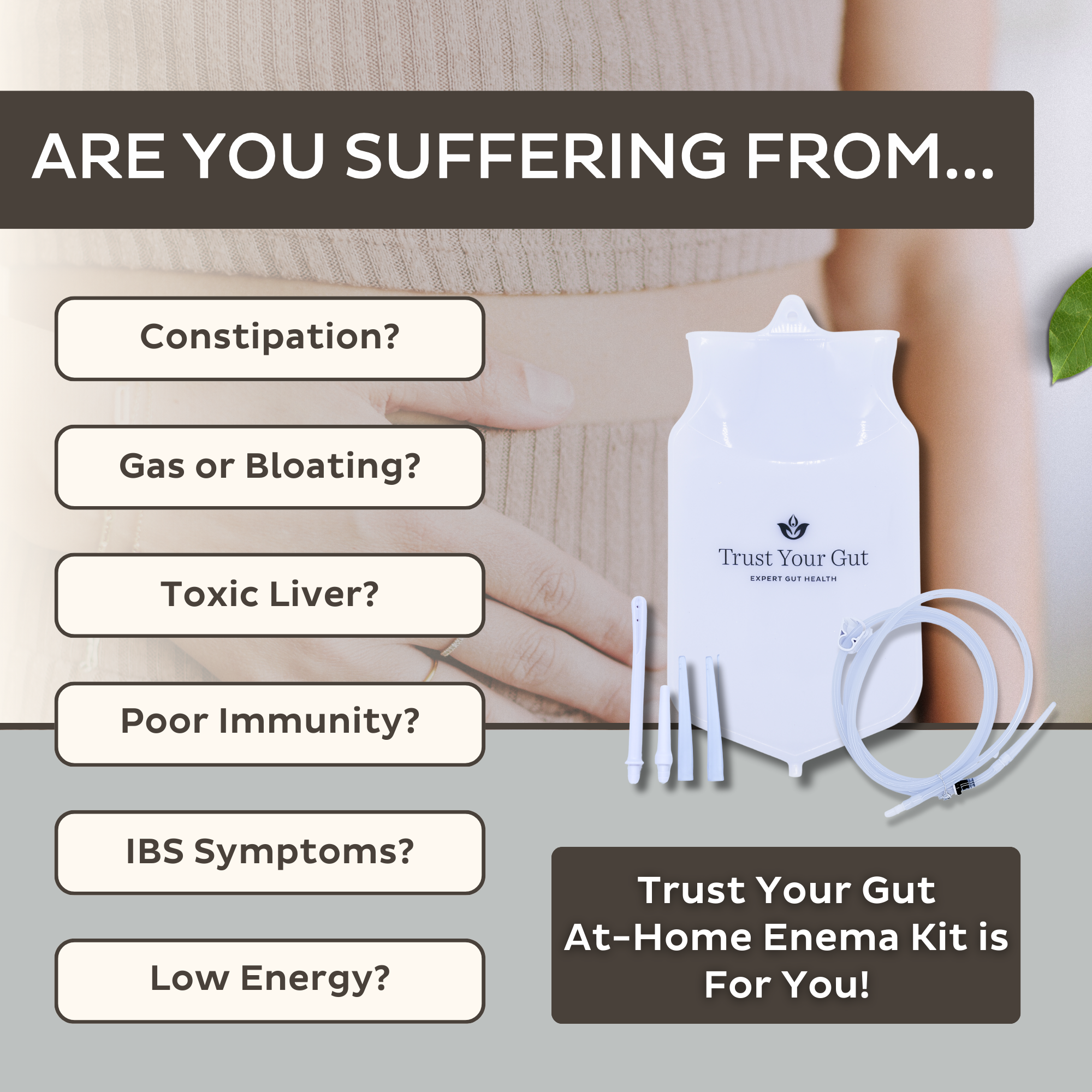 Trust your Gut Silicone Enema Kit