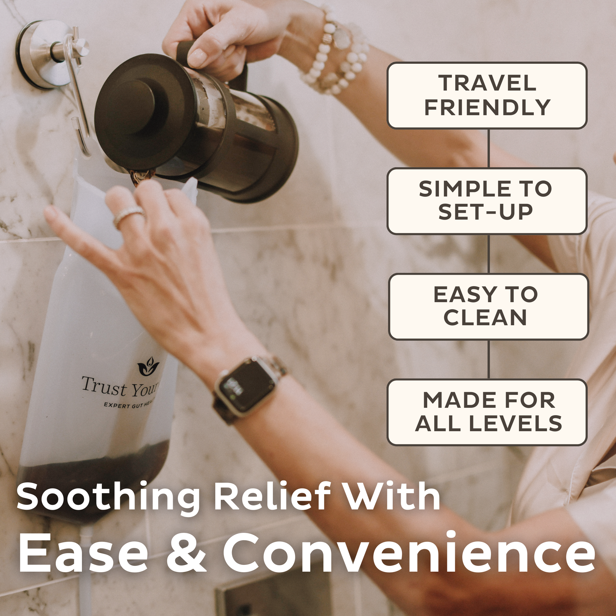 Trust your Gut Silicone Enema Kit