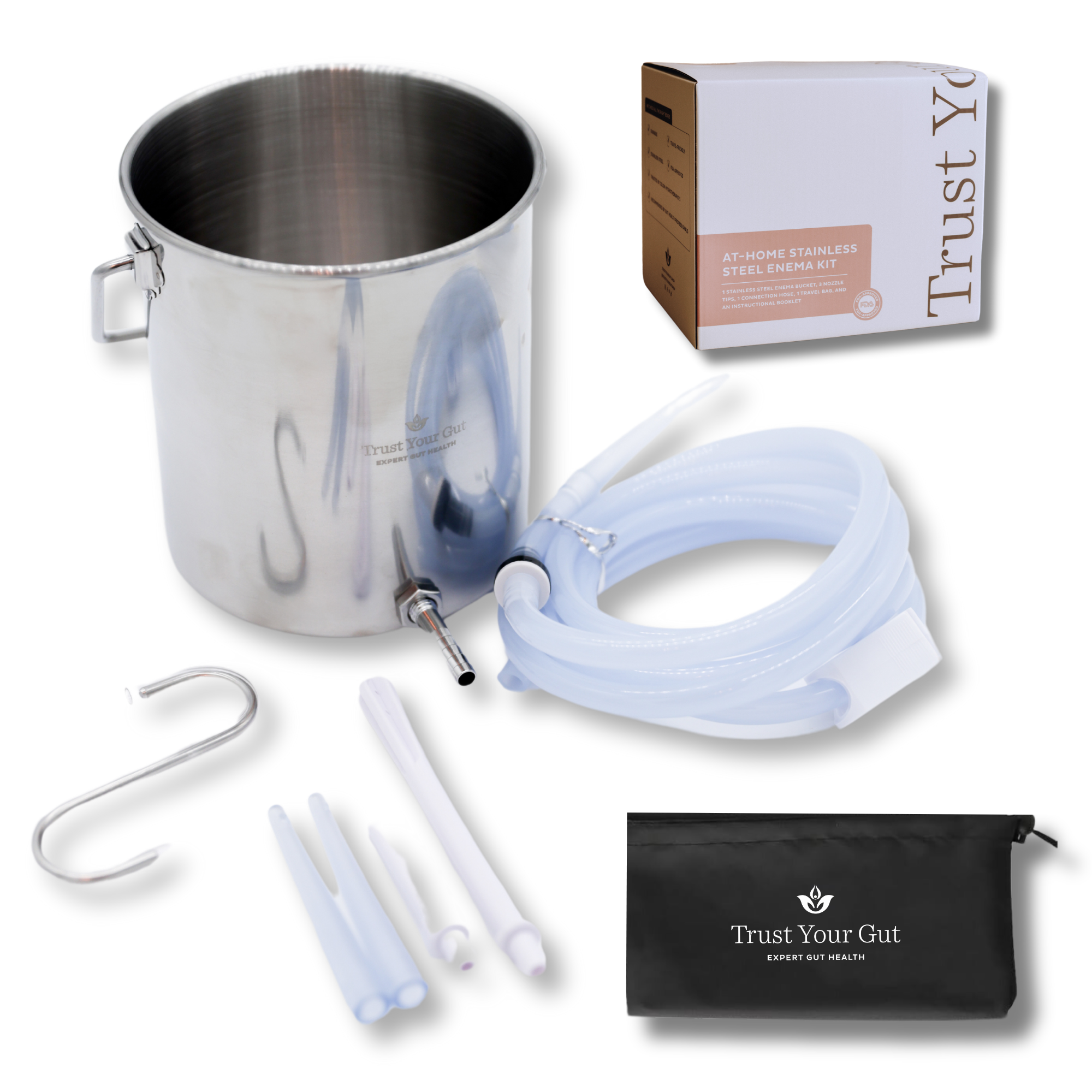 Trust Your Gut Stainless Steel Enema Kit