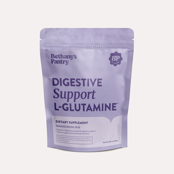 Bethany’s Pantry Digestive Support L-Glutamine pouch – clean vegan supplement for gut health