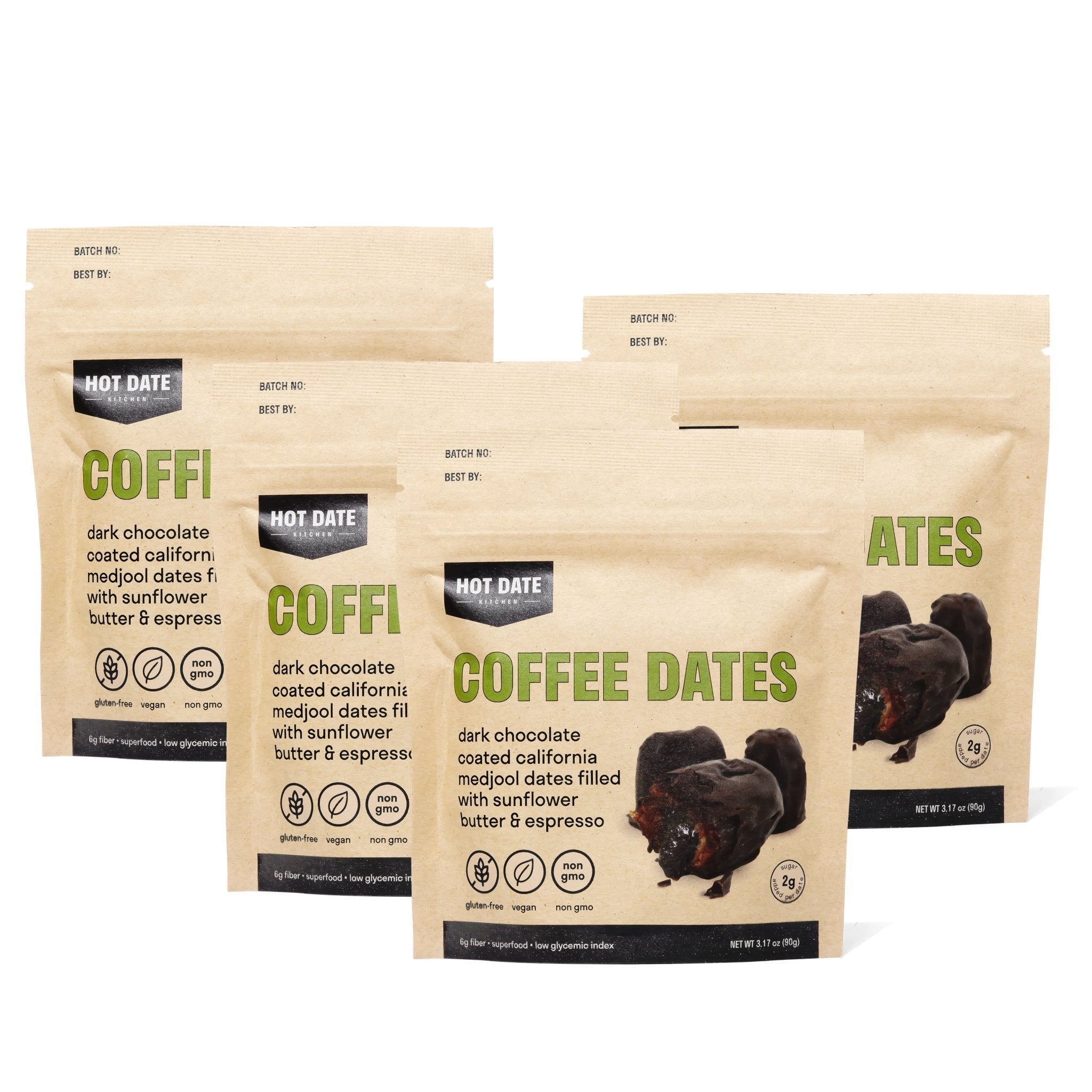 Hot Date Kitchen Coffee Dates - Four Pack