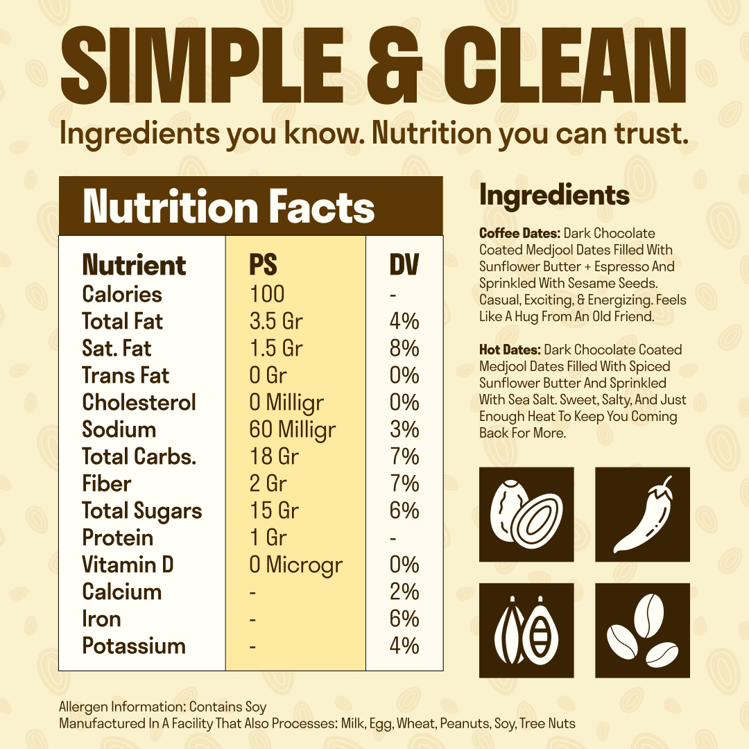 Hot Date Kitchen Dates - 16 Pack