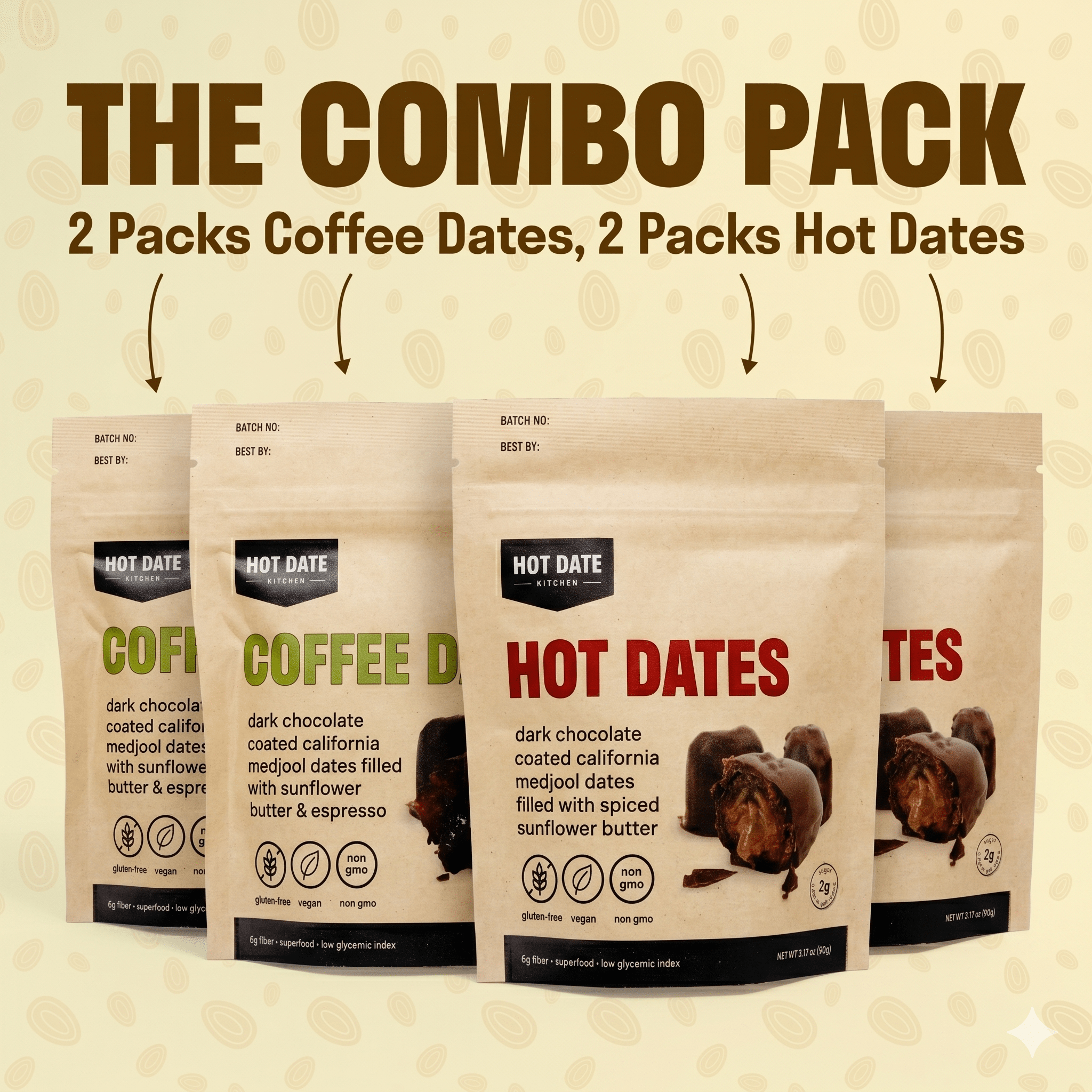 Hot Date Kitchen Dates - Four Pack