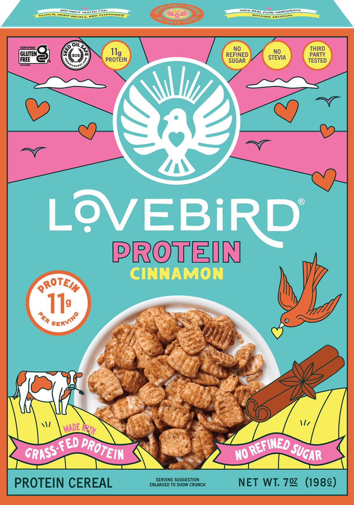 Grass-Fed High Protein Cereal 2 Pack