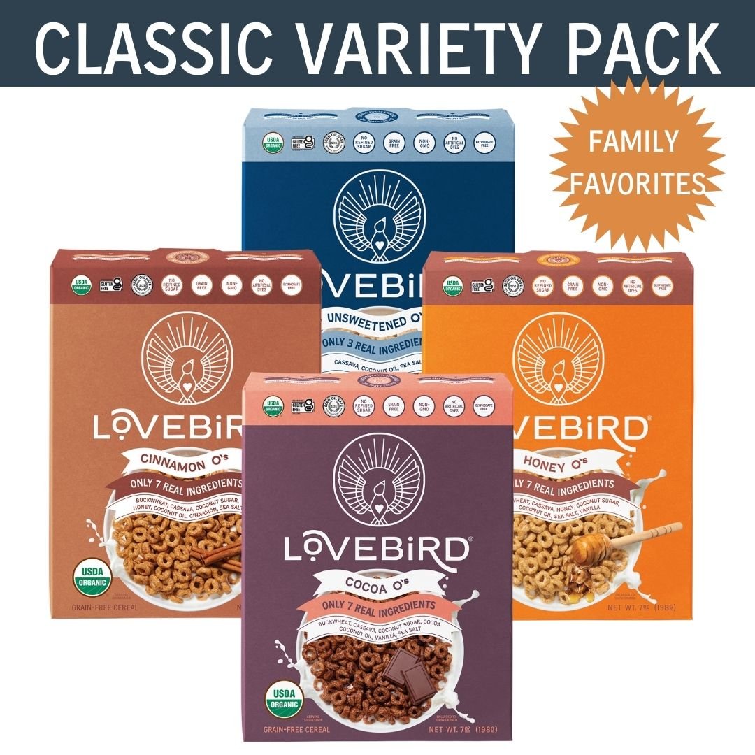 Lovebird Cereal Sampler Pack