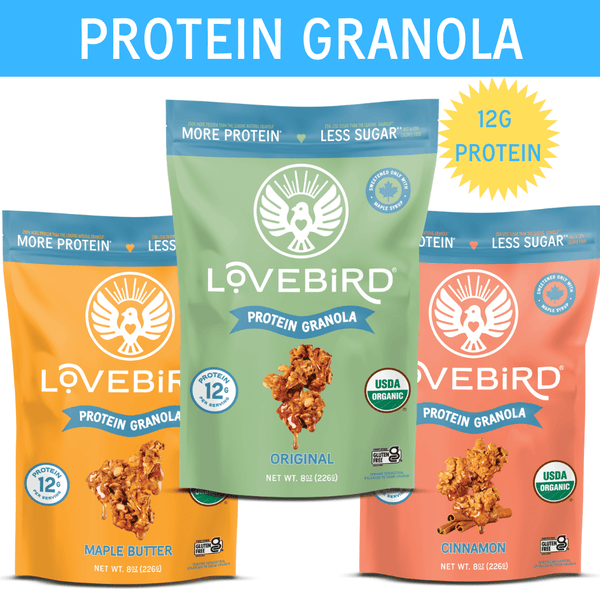 Lovebird Organic Protein Granola Variety Pack
