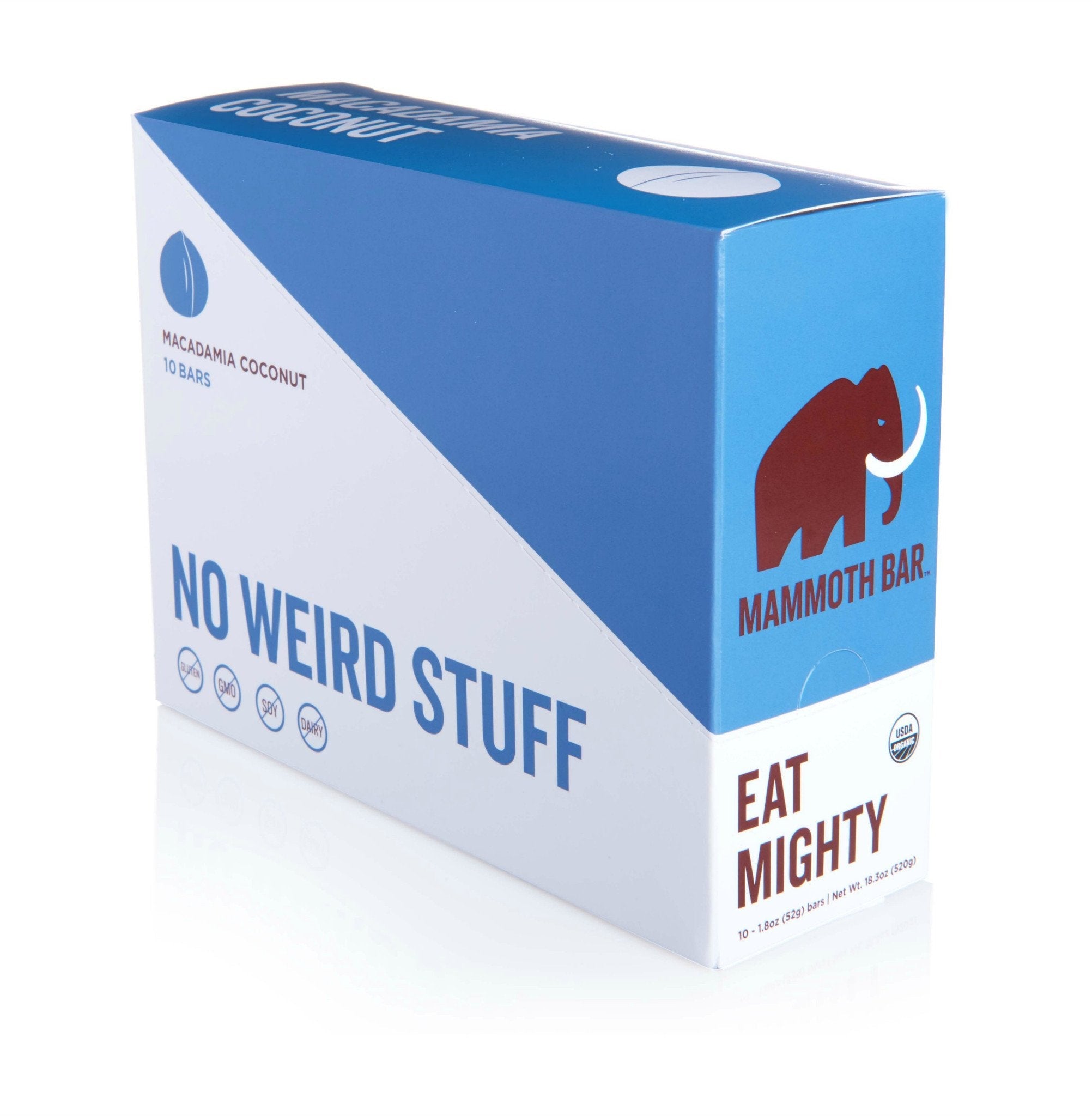 Mammoth Bar MACADAMIA COCONUT 10 Pack