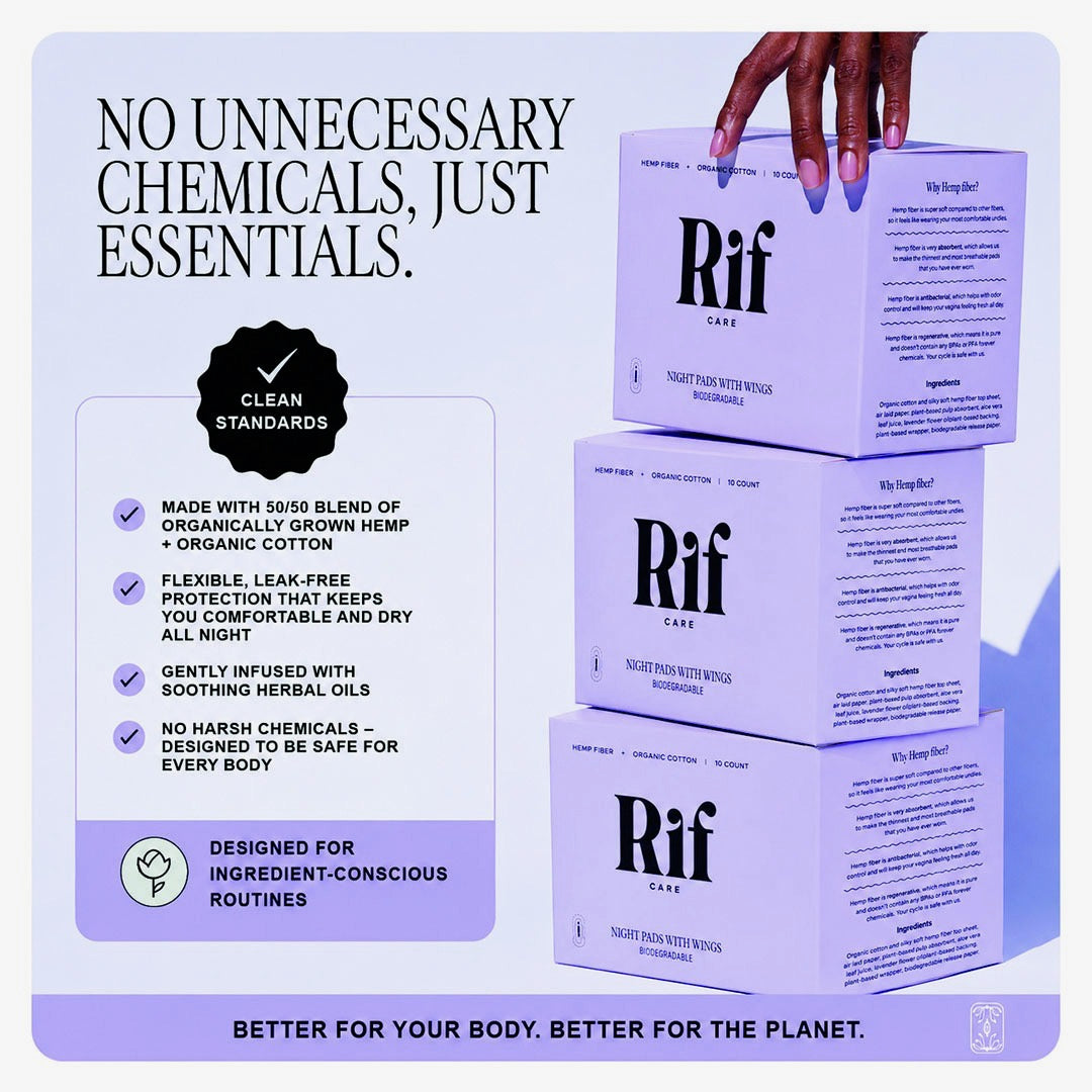 Rif Care Organic Pads with Wings - Multipack Bundle