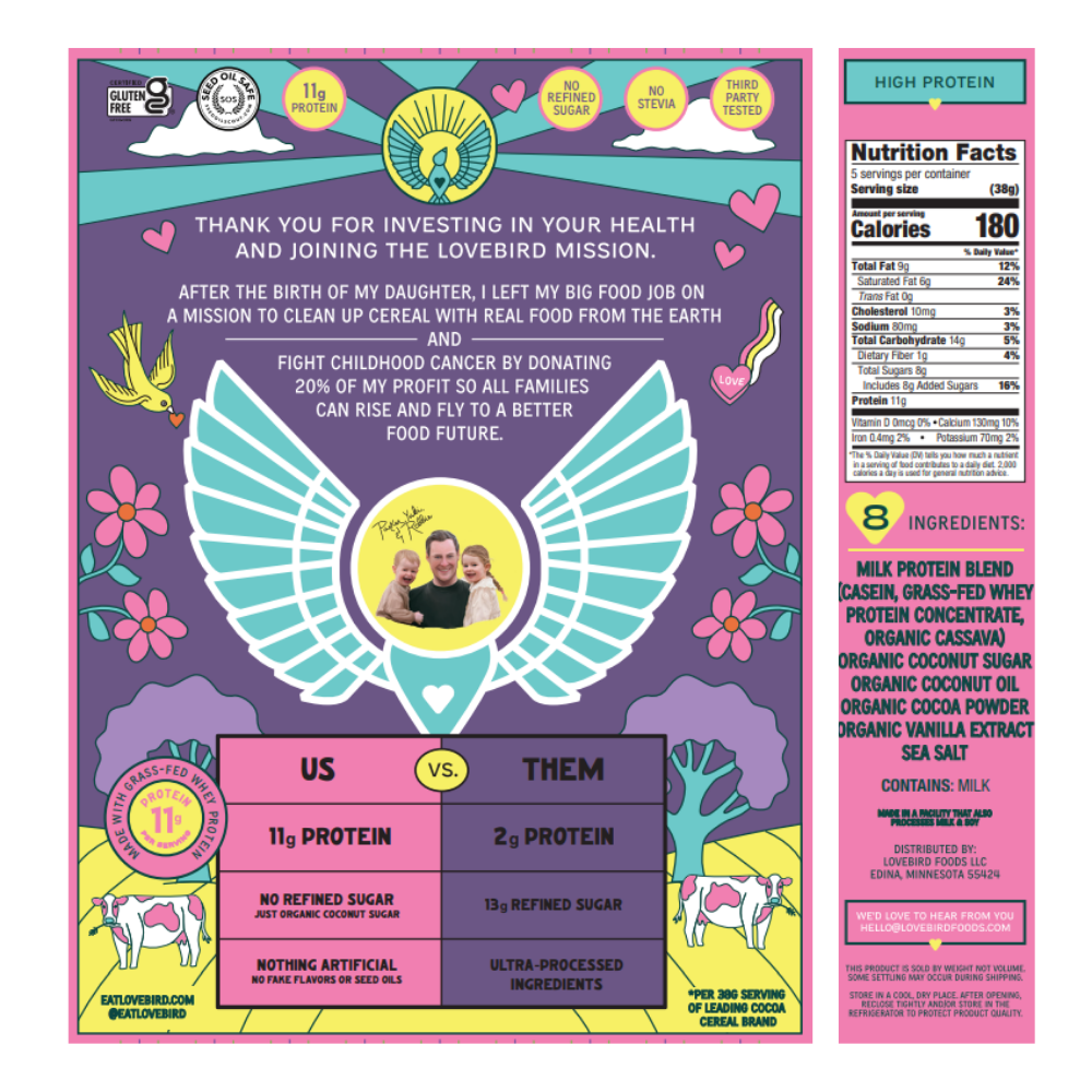 Grass-Fed High Protein Cereal 2 Pack