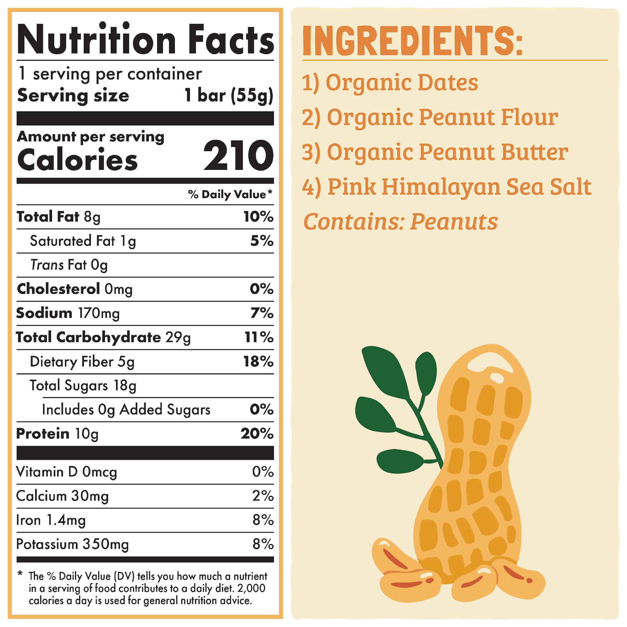 Skout Organic Peanut Butter Protein Bar