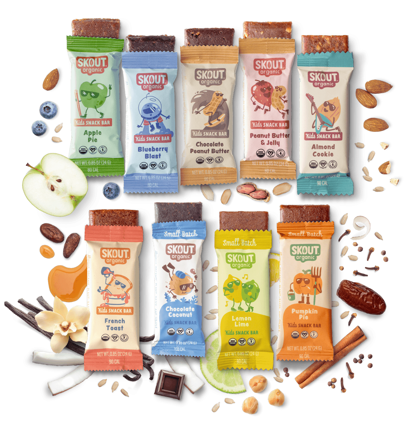 Skout Organic Soft Baked Cookie and Kids Bar Bundle