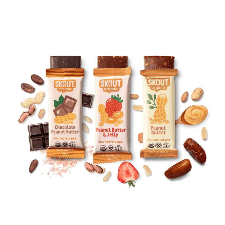 Skout Organic Peanut Butter Protein Bar Bundle