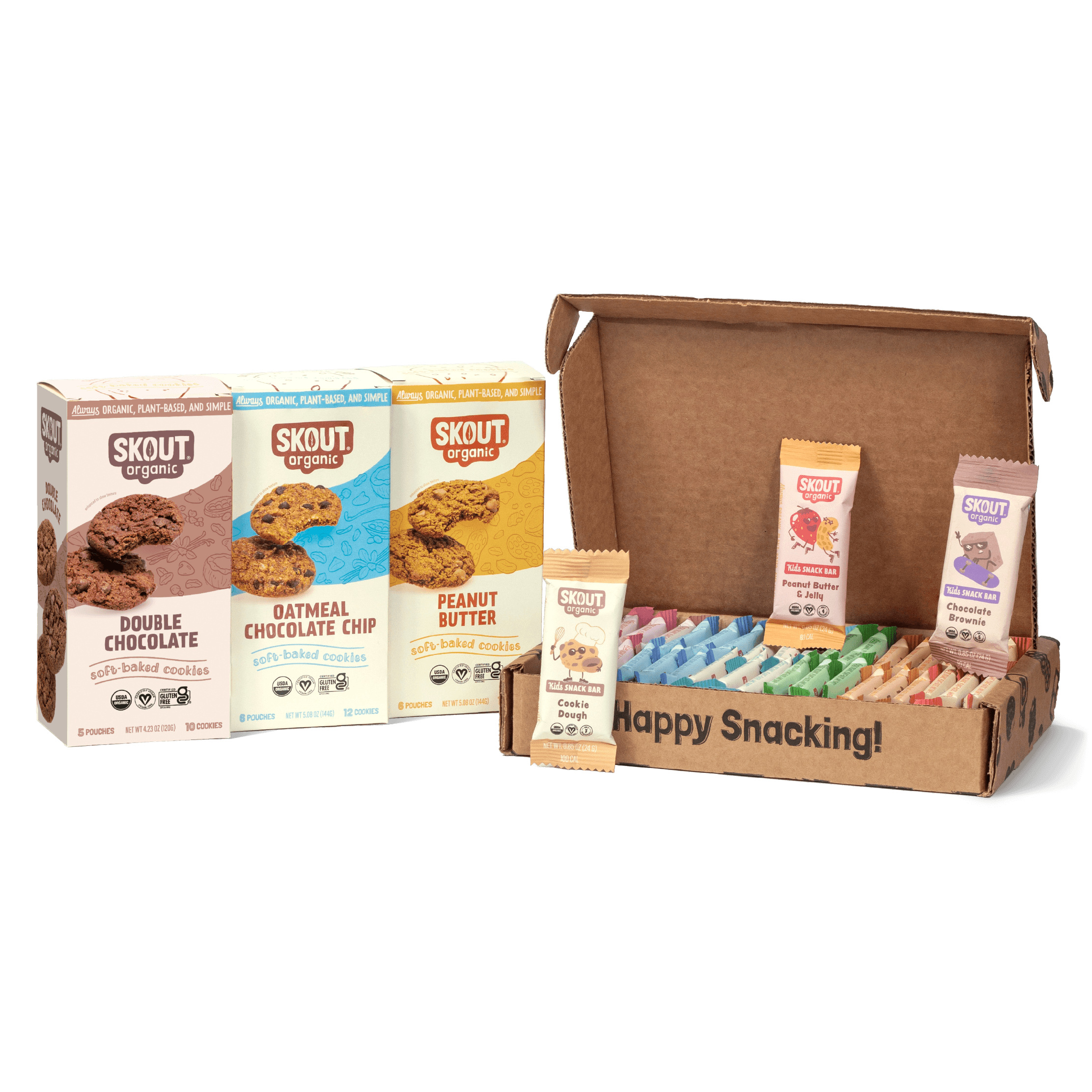 Skout Organic Soft Baked Cookie and Kids Bar Bundle